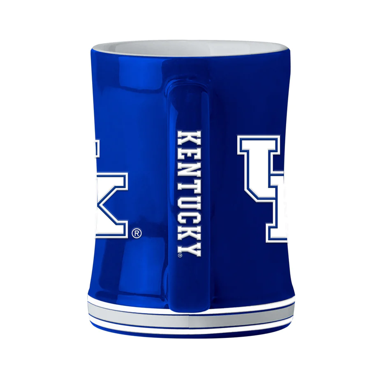 Kentucky Wildcats Coffee Mug 14oz Sculpted Relief Team Color
